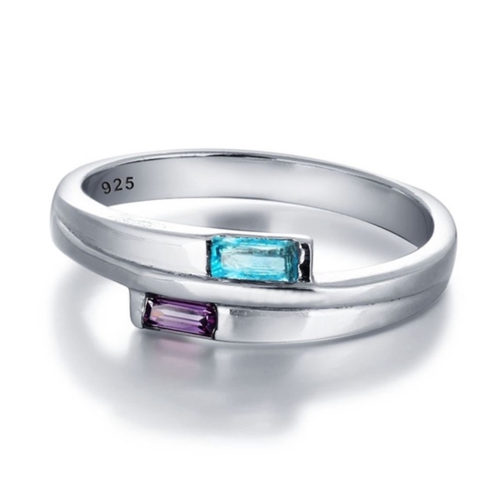Sapphire Amethyst Ring